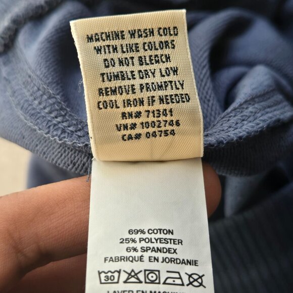 L.L. Bean Ultrasoft Sweatpants Plus Size 2X Blue Wide Leg Pull On Relaxed Fit - Picture 10 of 13